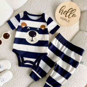 Boy Summer Cute Cartoon Star Print